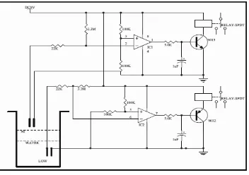 Figure 10. Water Level Detector Circuit 