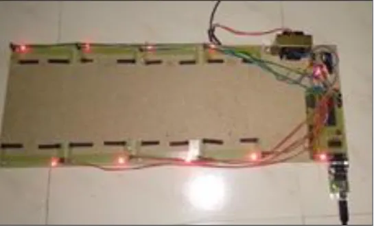 Fig 3. Experimental setup car parking system 