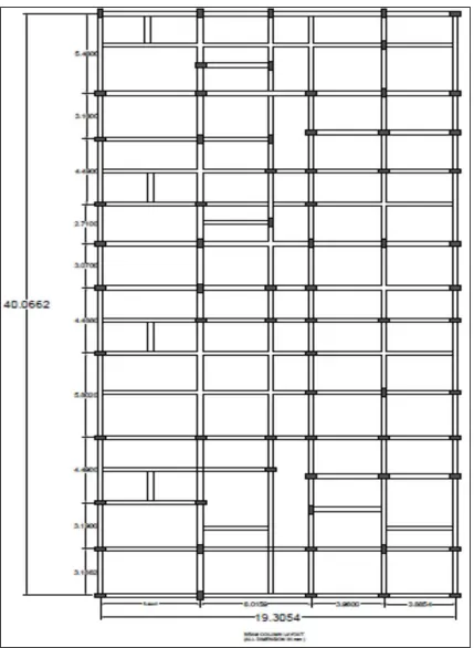 Fig. 1: Plan of Regular Building 