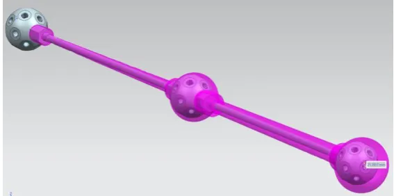 Fig. 6. Visualization of the possible geometric deviation of individual parts in assemblies