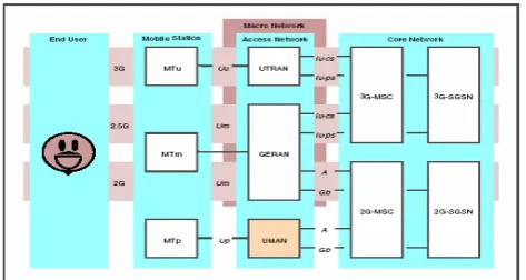 Figure 1. UMA access to cellular network  