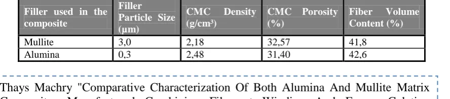 Figure 16 - Fracture surfaces of ceramic matrix composites with (a) mullite filler and with (b) alumina filler after transversal tensile test