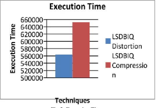 Fig 3: Execution Time 