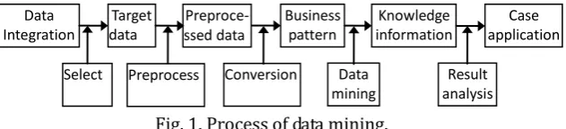 Fig. 1. Process of data mining. 