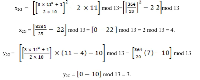 Table III Group E13 with the Generator G = (4, 3) 5G=(12,11) 9G=(9,9) 
