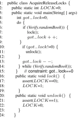 Figure 2. A program which has a two-fault diagnosis.
