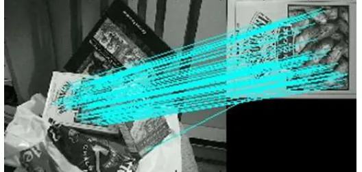 Fig. 1: Object detection using SIFT algorithm [13] 
