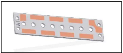 Figure 2The next step was to fit the cooling jacket, this consisted of 3 segments which were fitted around the bobbin and then plumbed together in series to allow one input and one output from the stator assembly