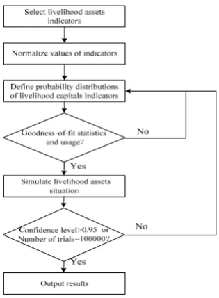 Figure 2.  Procedure of Monte Carlo simulation 