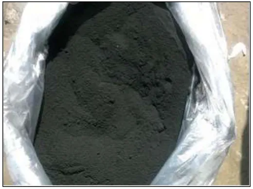 Fig. 1: Fine rubber used 