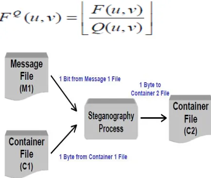 Fig. 2 image steganography process flow                                       