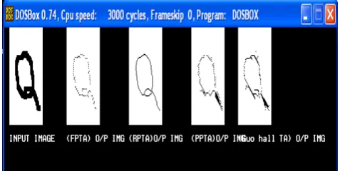 Figure 5: (a) Original Pattern, (b) Pattern from FPTA (c) Pattern from RPTA, (d) Pattern from PPTA, (e)Pattern from GHPTA 