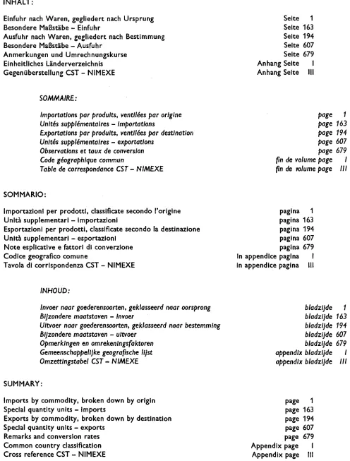 Table de correspondance CST - NIMEXE 