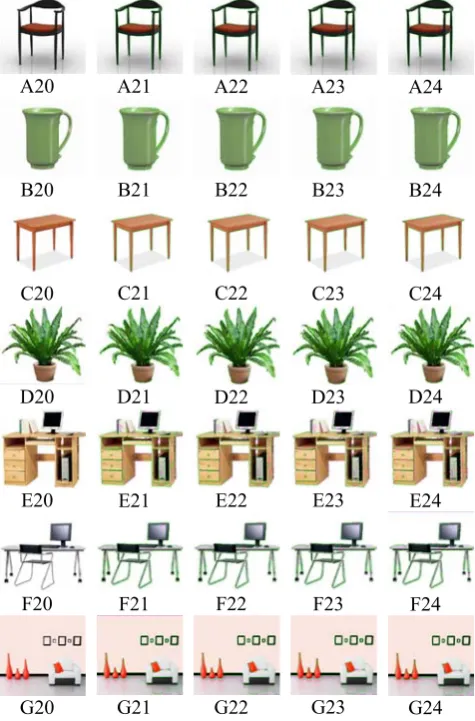 Figure 2. Indoor scene images segmented using SFCMLS with different iterations 