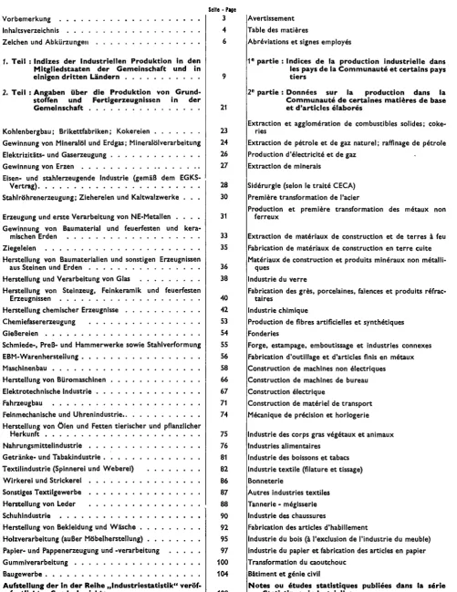 Table des matières 