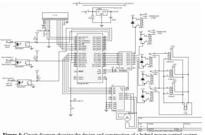 Figure 2:  LCD connected to the microcontroller 