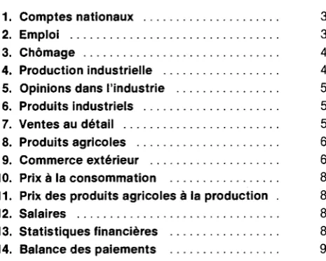 Table des matières 