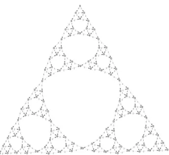 Figure 5: A 4th generation Sierpinski triangle