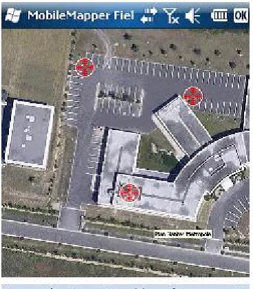 Fig. 2: different screenshot of the receiver 