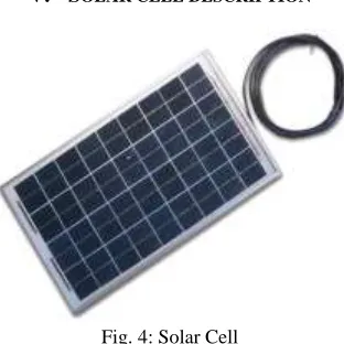 Fig. 5: Solar Cell Equivalent Circuit 