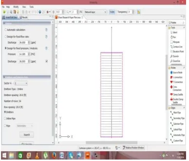 Fig 2 (d): Comparison of emitter flowrate for laterals (branch 3 vs branch 20) 