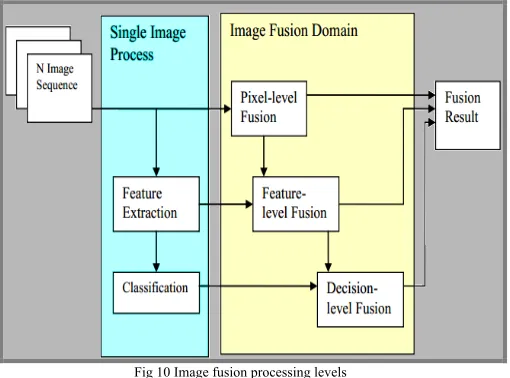 Fig 10 Image fusion processing levels 