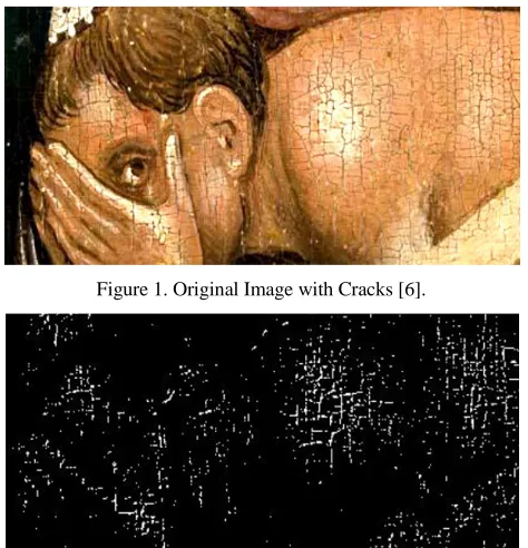 Figure 1. Original Image with Cracks [6]. 