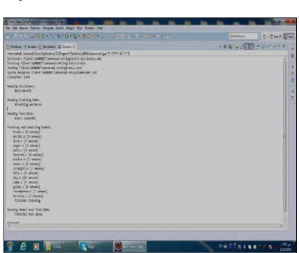 Fig 4: The Screenshot Shows Training and compilation Model  