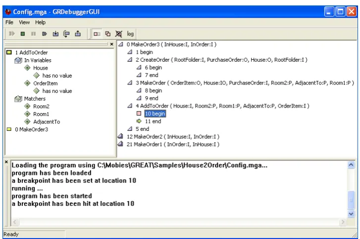 Figure 4: GReAT Debugger