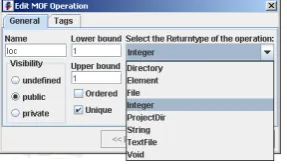 Figure 5: Available node and edge types.