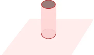 Figure 5: Example of Reeb space with a tunnel.