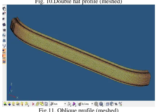 Fig.11. Oblique profile (meshed) 