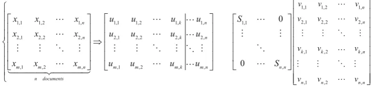 Fig. 2 Singular valuedecomposition model for MIRimage representation