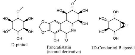 Figure 1. D-pinitol and some of its selected derivatives (ref. 7). 