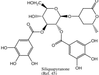Figure 2. Structure of Siliquapyranone (ref. 45). 