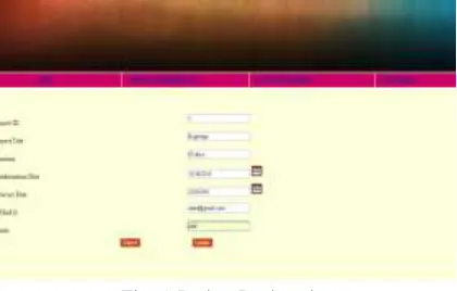 Fig. 3: Home page 