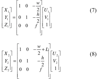 Figure 5, our purpose is to transform P1’(U1, V1) and P2’