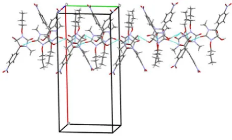 Figure 3. The rearrangement molecules 14aA and 14aB in the crystal according to the data of X-ray structural analysis