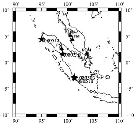 Figure 1in the land that separate Sumatra Island into two part, 