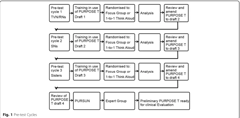 Fig. 1 Pre-test Cycles