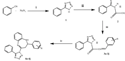 Table 1. Physicochemical data of compounds 4a-4j prepared by conventional (CM) and microwave-assisted (MW) methods 