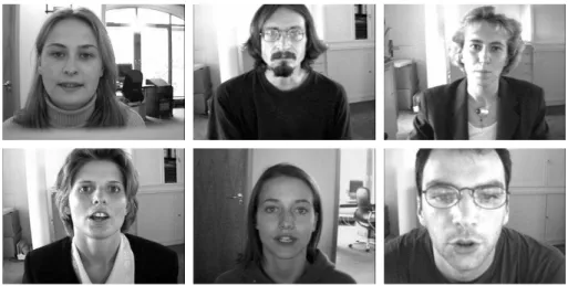 Figure 2.16. Image examples of the BioID database.