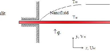 Fig (1). physical model and coordinate system. 