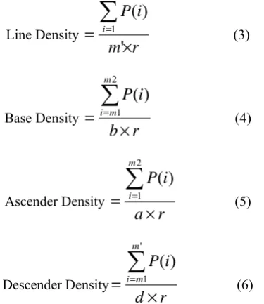 Fig-1, we classify the text lines into following types: (i) 