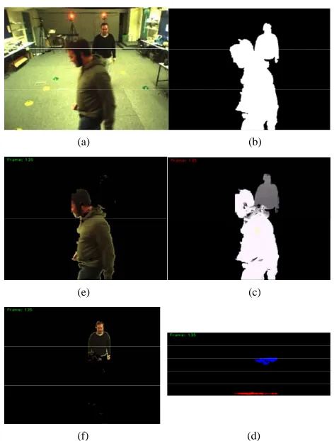 Figure 8. An example of color histogram. (a) color image; (b) color histogram.  