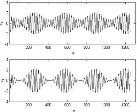 Figure 2.  Three source signals in Benchmark data (l=3) 