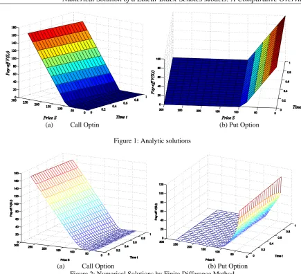 Figure 2: Numerical Solutions by Finite Difference Method   