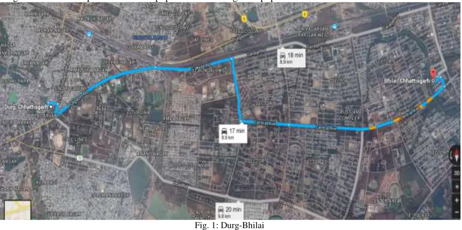 Fig. 1: Durg-Bhilai 