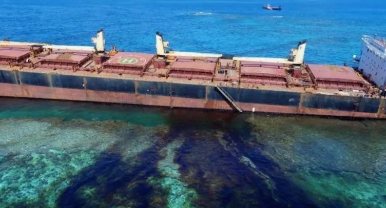 Fig. 2: Oil pollution from waste water 