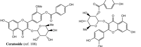 Figure 3. New compounds isolated from Carob. 